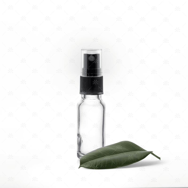 15ml Clear Glass Bottle with Spray Head (5 pack)