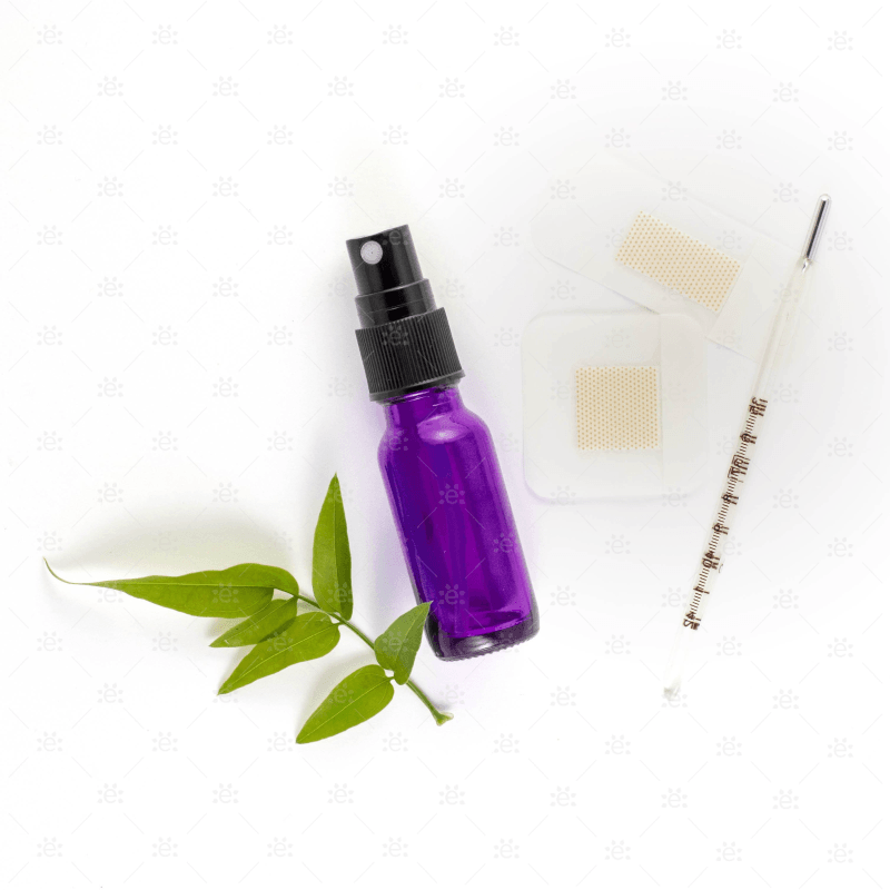 15ml Purple Glass Bottle with Spray Head (5 pack)
