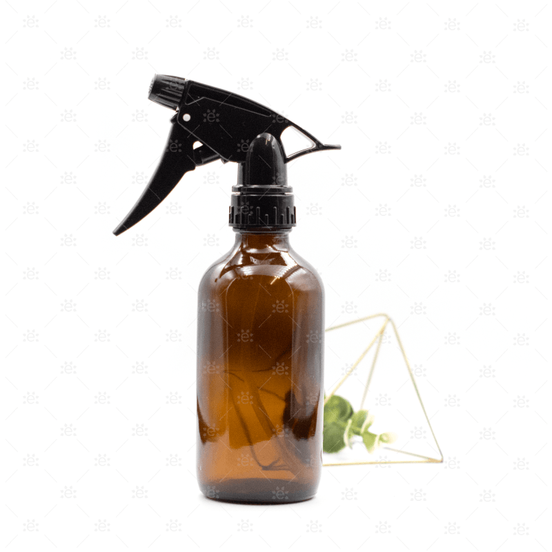 240ml Amber Glass Spray Bottle (New Style)