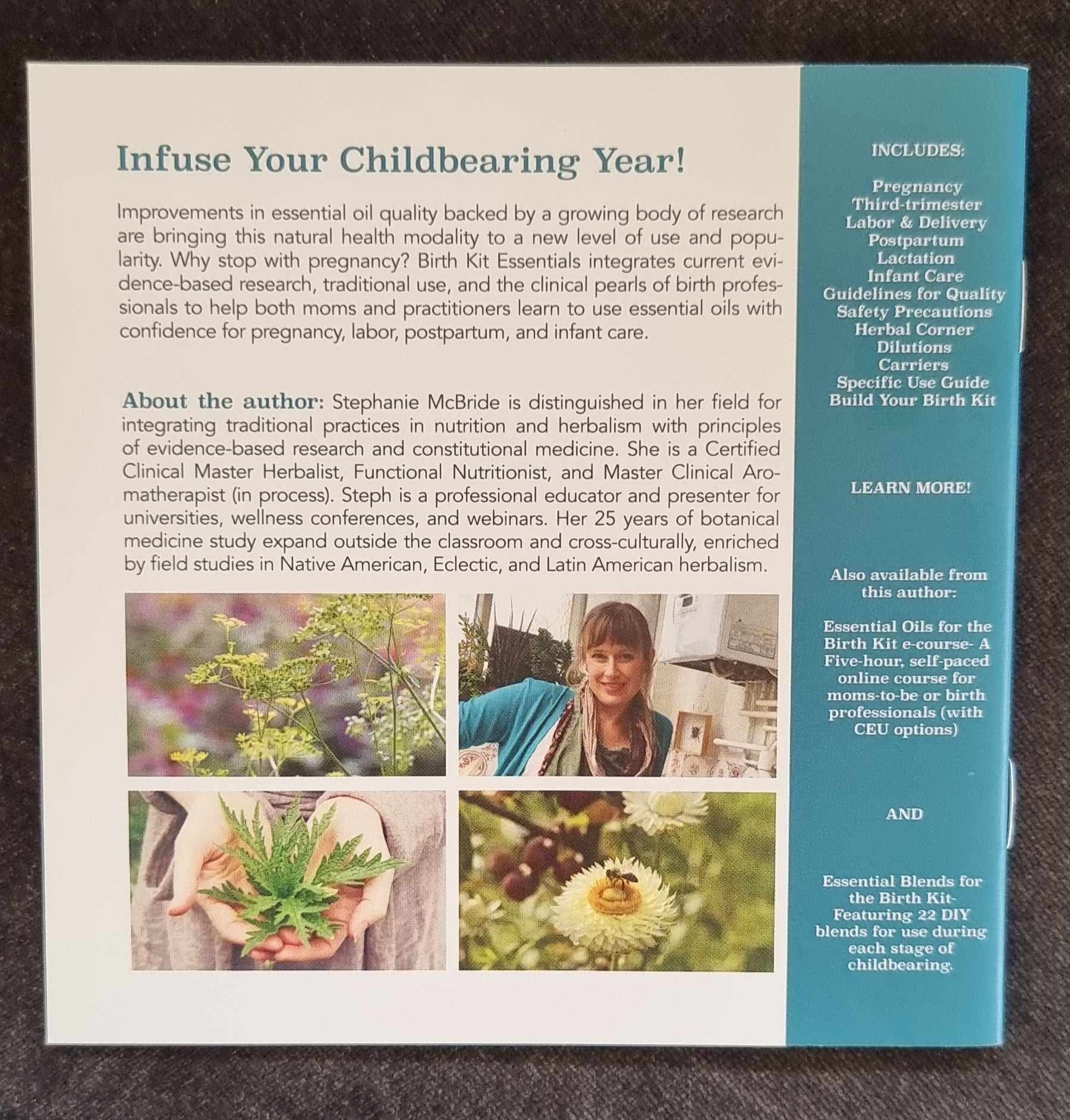 Birth Kit Essentials – Guide til eteriske oljer i graviditet og fødsel (engelsk)