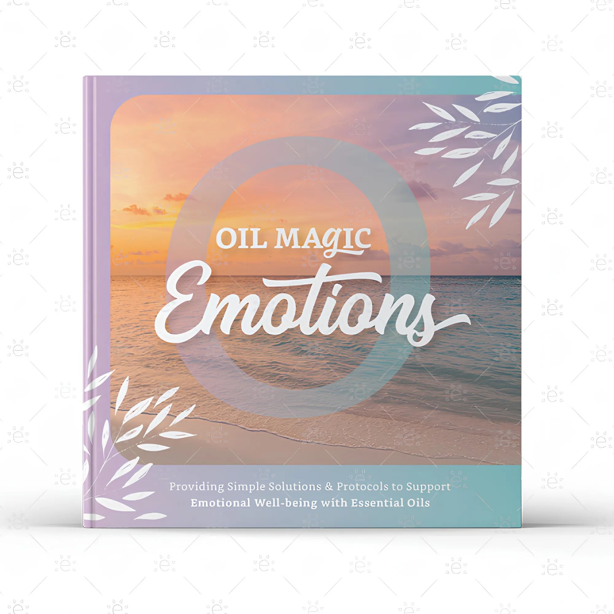 Forside av Oil Magic Emotions Series 1, innbundet bok om emosjonell støtte og eteriske oljer på engelsk