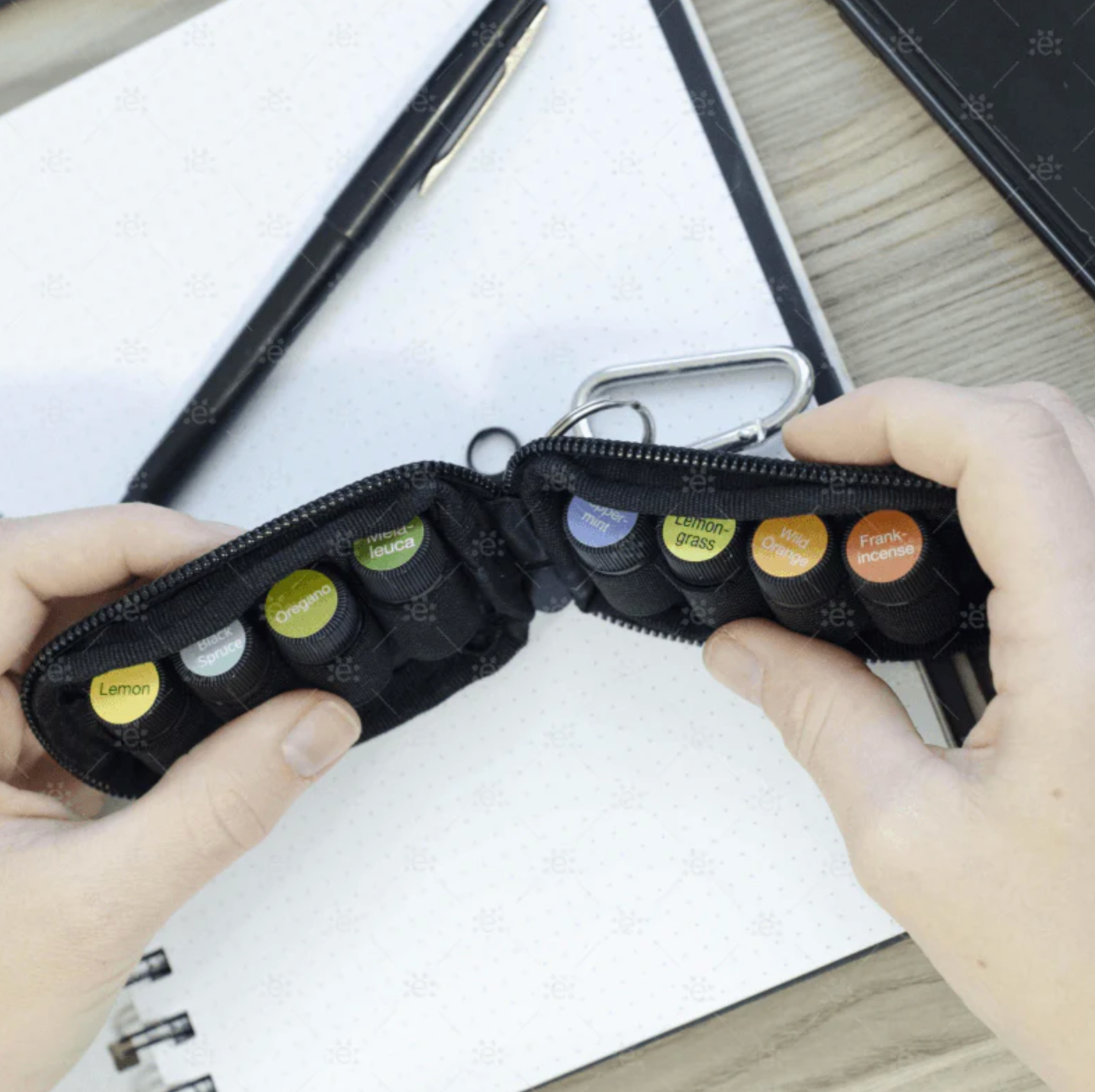 Nøkkelringetui – Sort (dōTERRA)