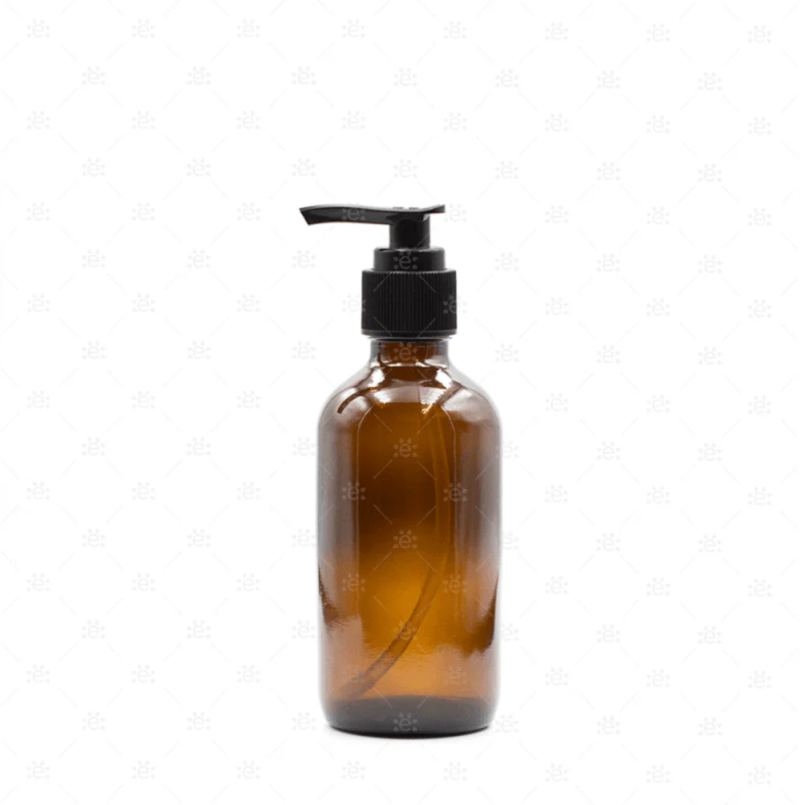 Sort pumpekork til 240 ml flaske – dispenser til baseolje, såpe og lotion