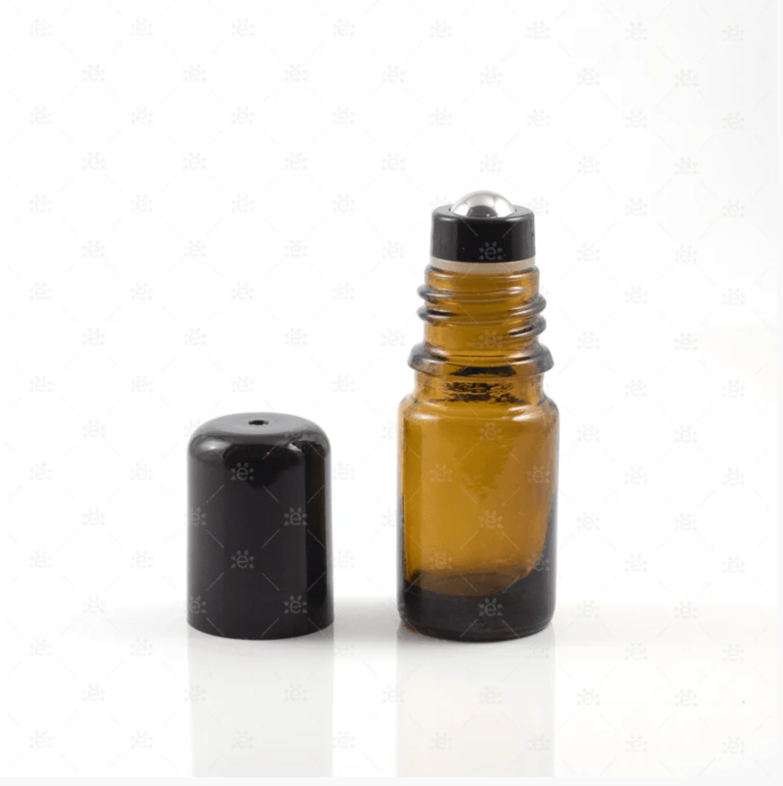 Rollertopper med sort kork til 5 ml og 15 ml oljeflasker (5-pk)