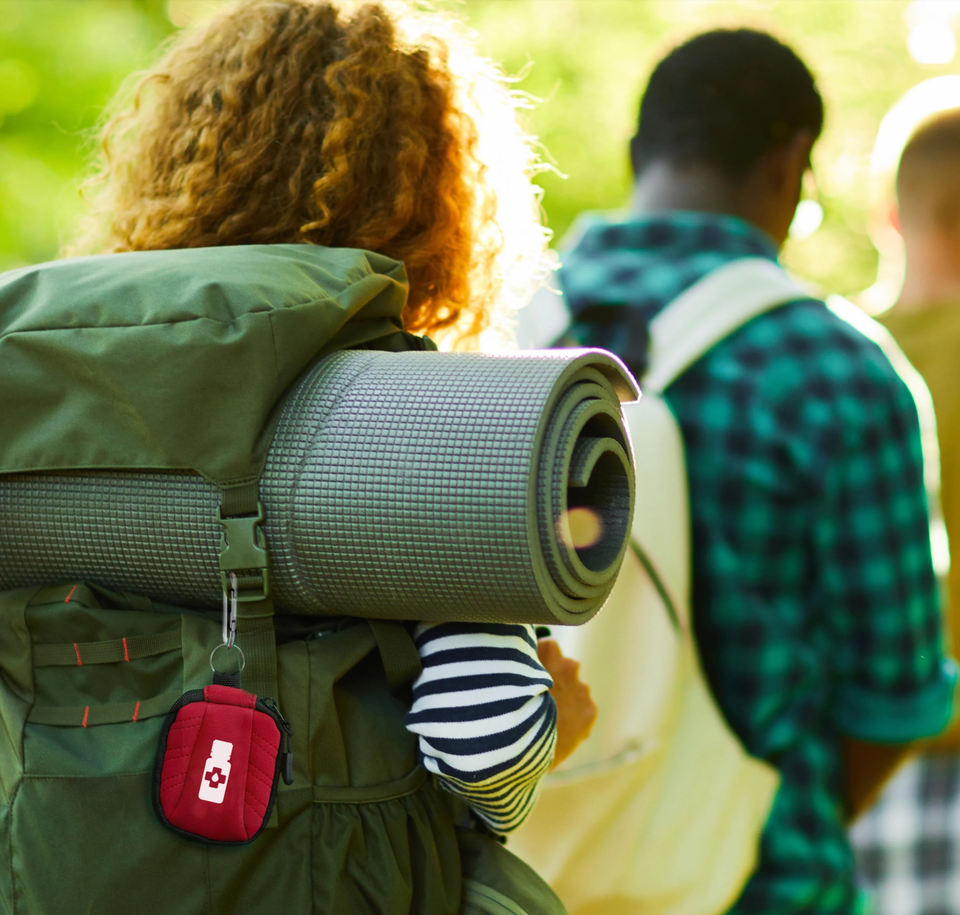 Nøkkelringetui – Førstehjelp oljeflaskemotiv