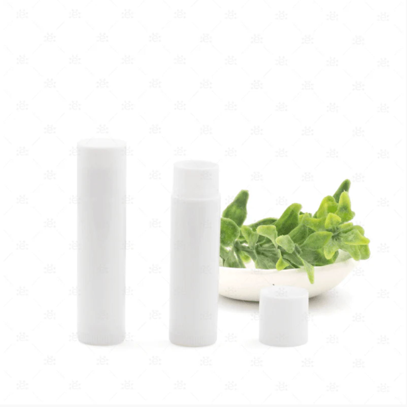 Hvite leppepomadetuber (5-pk)