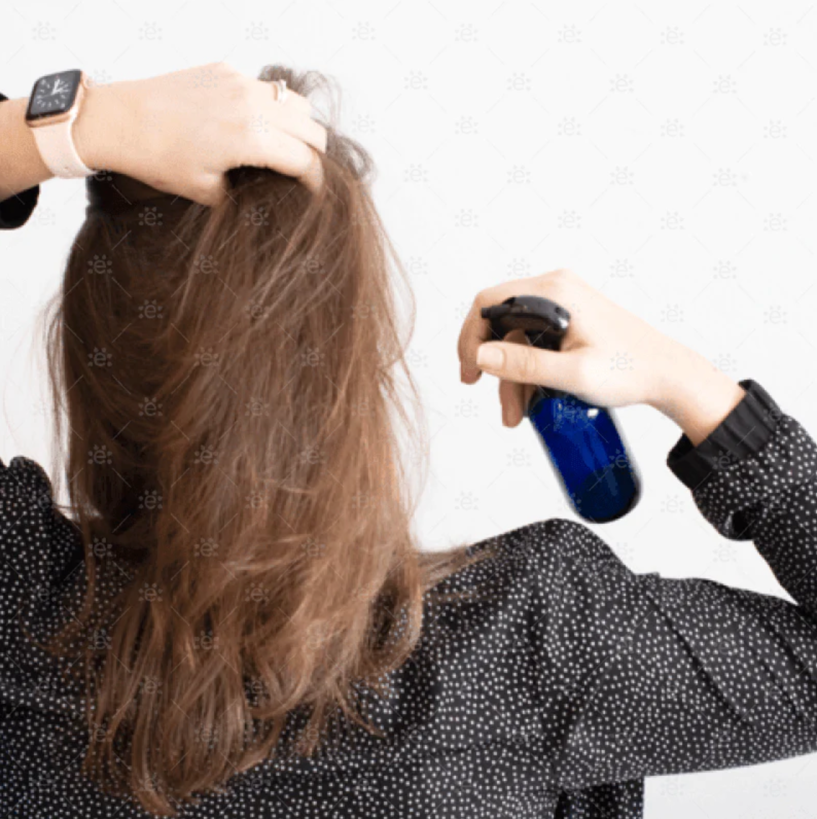 120 ml blå sprayflaske i glass