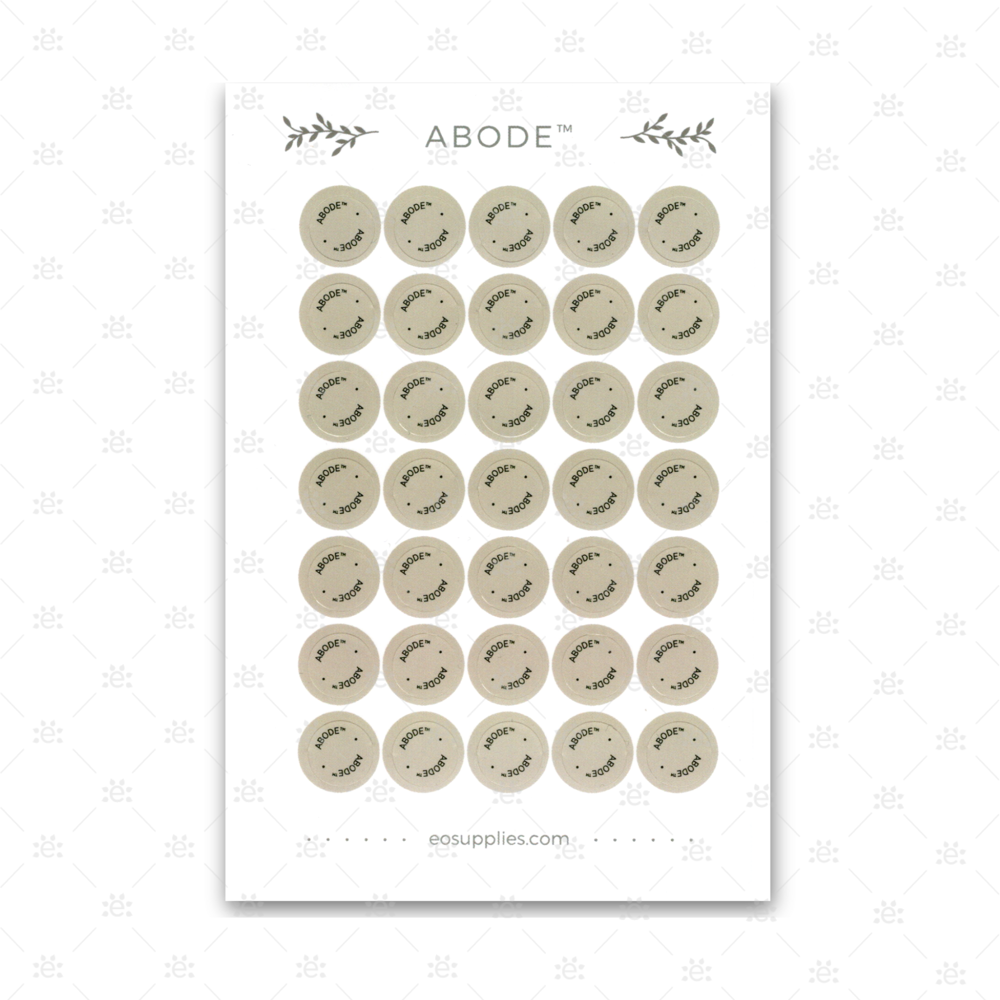 Abode klistremerker for eterisk oljeblanding etiketter til oljeflaske