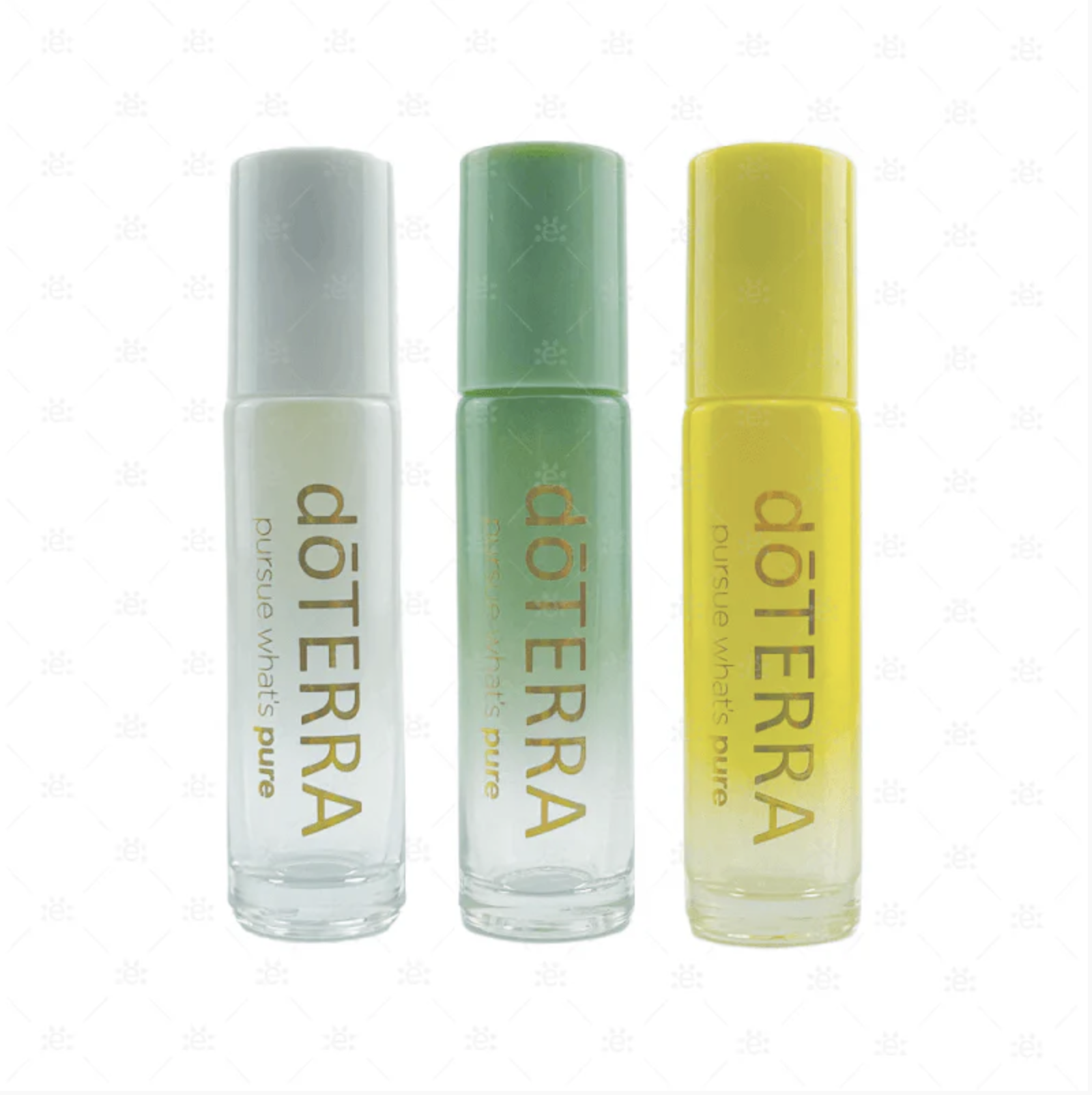 dōTERRA spring rollerflasker i farger 10 ml 3 pk