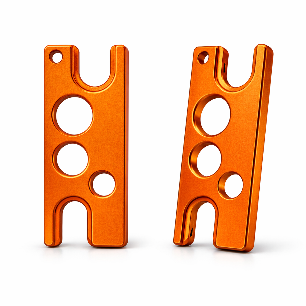 Oransje flaskenøkkel for åpning av rollerflasker til eteriske oljer