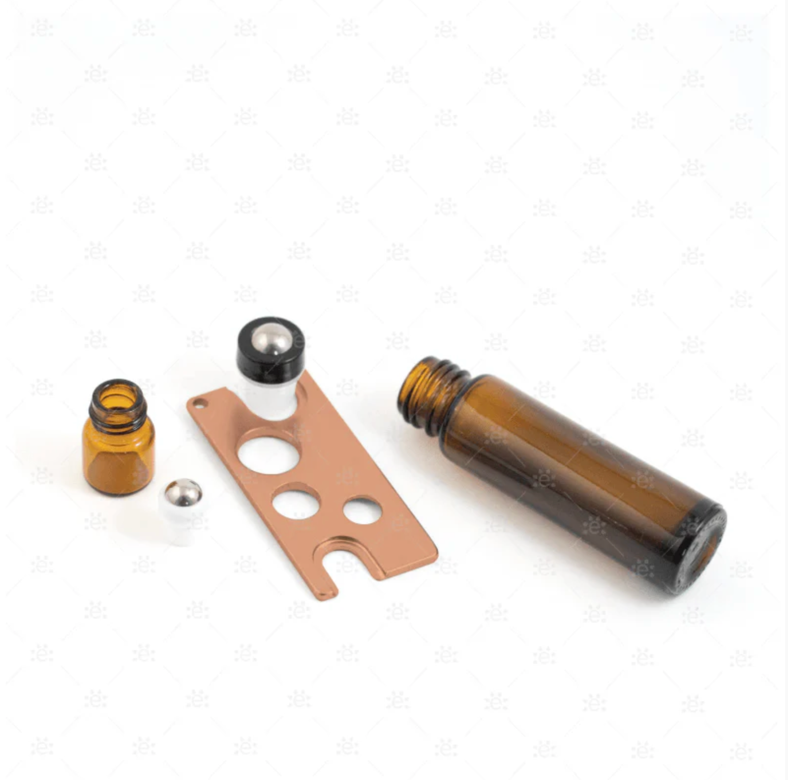 Rose Dust flaskenøkkel brukt til rollerflasker med eteriske oljer