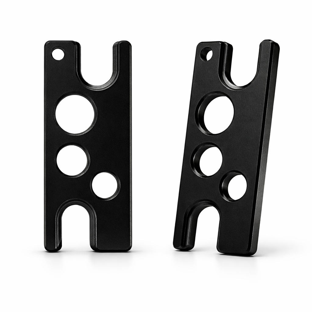 Svart flaskenøkkel for åpning av rollerflasker til eteriske oljer