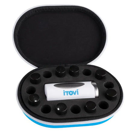 iTOVI etui med oljeholder innside med plass til eteriske oljer og scanner
