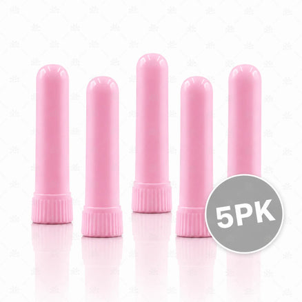 Rosa neseinhalator for eteriske oljer 5-pakning