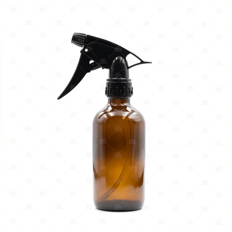 sprayflaske 240 ml brun glass med trigger sprayhode