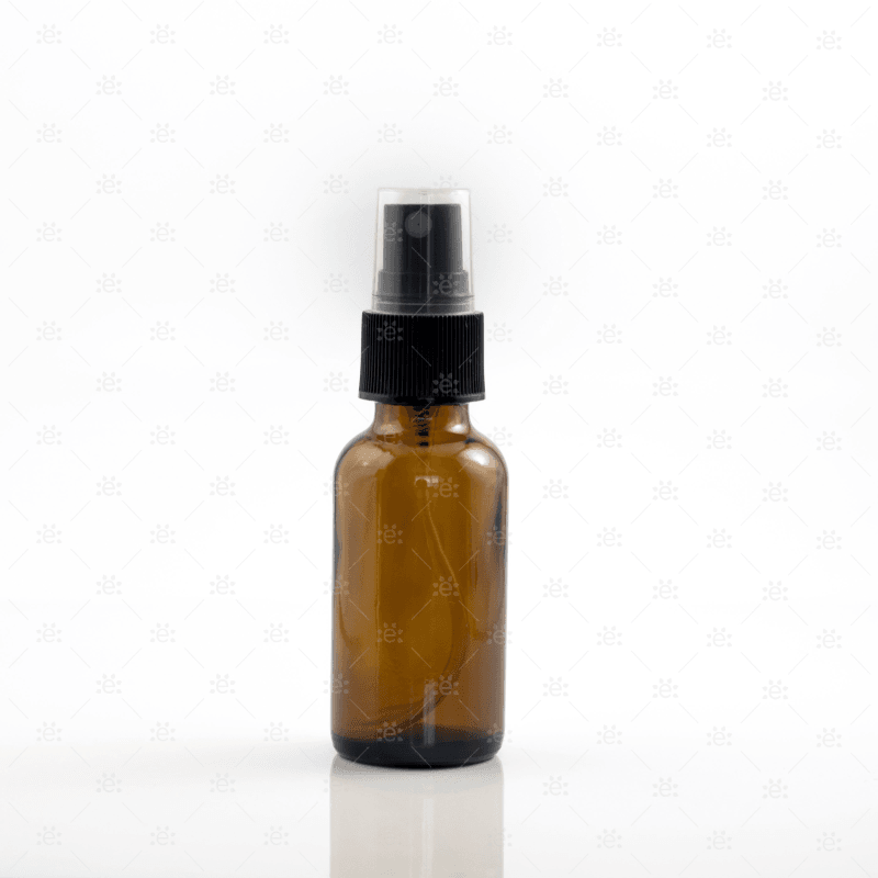 sprayflaske 30 ml brun glass med fin spray enkel flaske