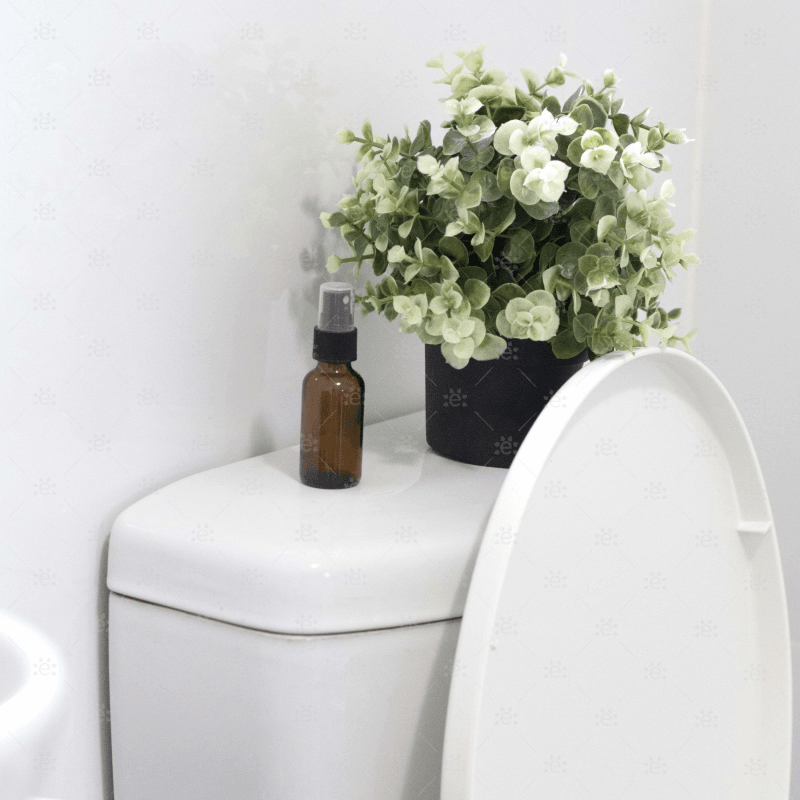 sprayflaske 60 ml brun glass brukt til romspray på bad