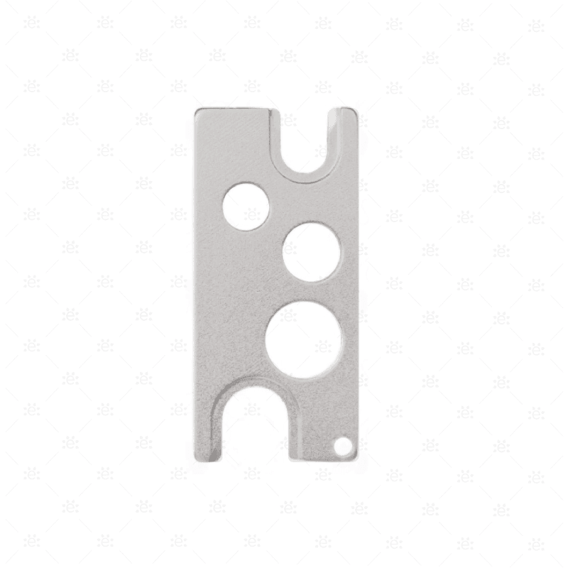 Silver Coin flaskenøkkel i metall for åpning av rollerflasker til eteriske oljer
